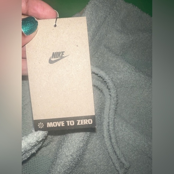 NWT Nike Phoenix Boulce High Waisted Logo Jade Joggers size Small - Picture 7 of 10